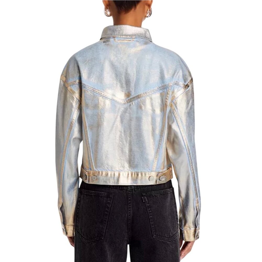 Levi’s Shrunken 90s No Pleat Denim Jacket Size S NEW WITH TAGS - Picture 13 of 16